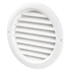 Решетка вентиляционная пластмассовая Domovent ДВ 100 бВс