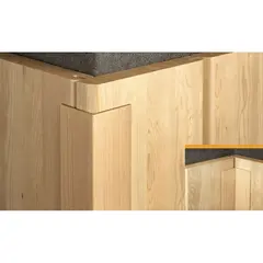 Decorative corner SALAG 221108 10x10 mm 2.9 m Dad jasny