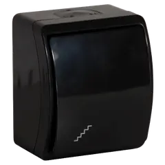 Switch ORNO AQUATIC 1 IP44 gate black