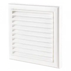 Решетка вентиляционная пластмассовая Domovent ДВ 100c