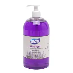 Жидкое мыло лаванда Aida 1л.