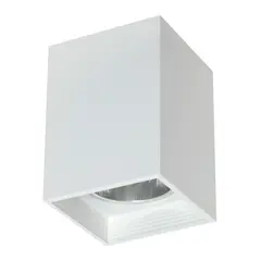 სანათი წერტილოვანი Luminex Downlight sguare 7244 1xE27 60W თეთრი