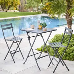 Garden furniture set table 2 chairs