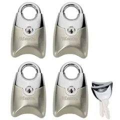 Замки  навесные компл.Master Lock 195EURQSN-  4 Х 20мм