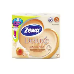ტუალეტის ქაღალდი Zewa Deluxe 4ც ატამი