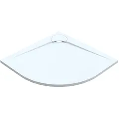 საშხაპე ძირი ხელოვნური ქვის VAYER BUMERANG 90X90 სმ