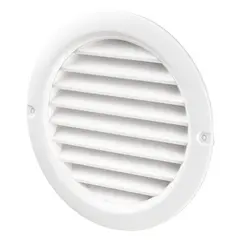 Решетка вентиляционная пластмассовая Domovent ДВ 125 бВс