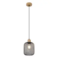 Подвес Rabalux 3131 Grendel 1 E27 60 черный металл