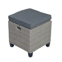 Пуф с подушкой Baxter HUC39486 антрацит