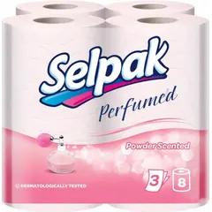 ტუალეტის ქაღალდი Selpak სურნელოვანი 8 ც