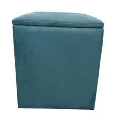 პუფი ასახდელი ალკანტარა ფირუზისფერი 34/34/40