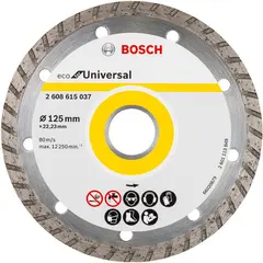 ალმასის დისკი უნივერსალური Bosch Eco for Universal Turbo 125x22.23 მმ