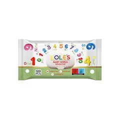 Салфетки влажные детский LOLE'S 120 шт