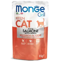 Wet food for kittens Monge 85 g salmon