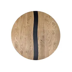 Tabletop Inter-lis round oak Rustic DIY 20x800x800 mm