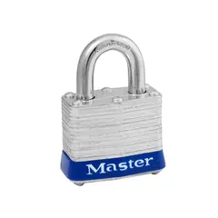 Замок навесной Masterlock 40 mm - 19 mm дужка (3EURD) серебристый