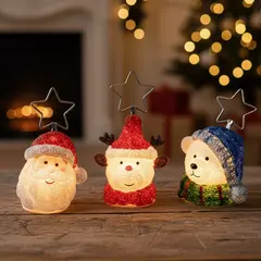 ნაძვის ხის სათამაშო holder head with star