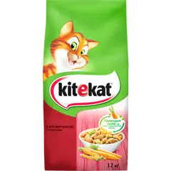 Корм для котов KiteKat говядина овощи 12 кг