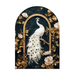 Picture on glass Styler GS015 ARCHED PEACO 70X100 cm