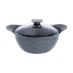 Pan with lid OMS GRANIT 25074 24x12 cm 4.55 l
