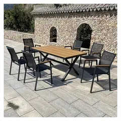 Garden furniture set table and 6 chairs SL-003