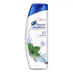 Шампунь и бальзам-ополаскиватель 2 в 1 против перхоти Head&Shoulders ментол 200 мл