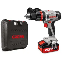 Шуруповерт аккумуляторный Crown CT21076HMX-4BMC 20V