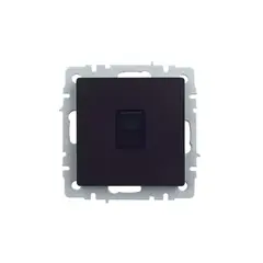 როზეტი IEK BRITE RJ45 cat5E RG45 РК10-БрЧ შავი