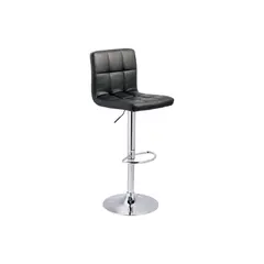 Bar stool with mechanism, high back, black HYS-A38