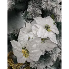 მორთულობა საახალწლო პუანსეტია 202404GU314 45 სმ