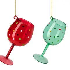 ნაძვის ხის დეკორაცია ჭიქა 10 სმ