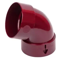 Колено трубы Giza 85 мм 67° красное (10.120.15.004)