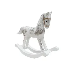 საახალწლო დეკორაცია ცხენი ხის 11 სმ