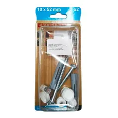 კომპლექტი სამაგრი უნიტაზისთვის უნივერს დიუბელით 2 ც B-KPM100/U 50 mm ბლისტი