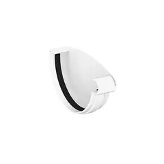 საცობი ღარის მარჯვენა Giza 120 მმ თეთრი (10.120.06.001)