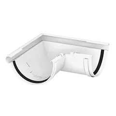 External gutter angle Giza 120 mm 90° white (10.120.09.001)