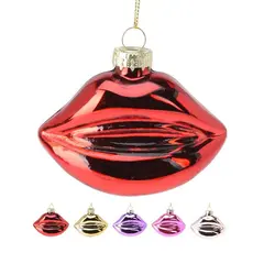 საახალწლო სათამაშო lips hangdeco 8 სმ 5ass colour