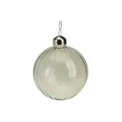 საახალწლო სათამაშო ბურთი მინის 10 სმ 2ass clr