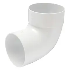 Branch pipe single coupling RainWay 75 mm 67° white