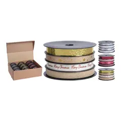 საახალწლო დეკორაცია ლენტი 10მმx4მ 3ass