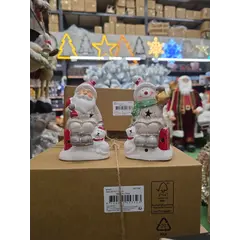 საახალწლო დეკორაცია სანტა ნათებით 1 ც 12 სმ