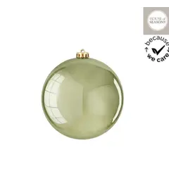 საახალწლო სათამაშო ბურთი  fuchsia shiny მწვანე 15 სმ