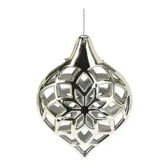 საახალწლო სათამაშო onion ornament 7x3x10 სმ champagne