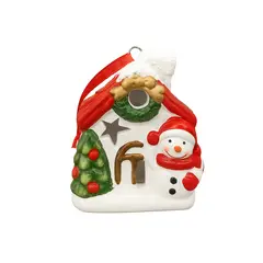 საახალწლო დეკორაცია სახლი ნათებით 6 სმ