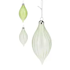 საახალწლო სათამაშო ბურთი წვეთი 12 სმ 2ass