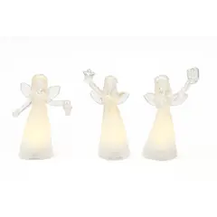 საახალწლო დეკორი "ანგელოზი" angel 10cm 4ass clr