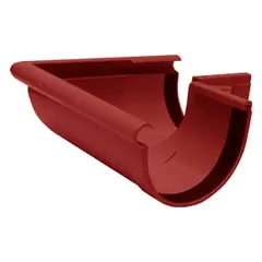 External gutter corner RainWay 90° 90 mm red