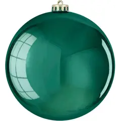 საახალწლო სათამაშო ბურთი petrol shiny მწვანე 15 სმ
