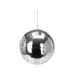 საახალწლო სათამაშო სარკისებრი ბურთი 50 სმ ვერცხლისფერი