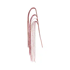 საახალწლო დეკორაცია ტოტი სპირალური 120 სმ წითელი